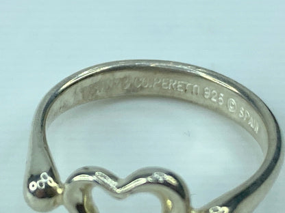 Tiffany & Co. Elsa Peretti sterling 925 Open Heart Ring size 6.5 2.8g JR642