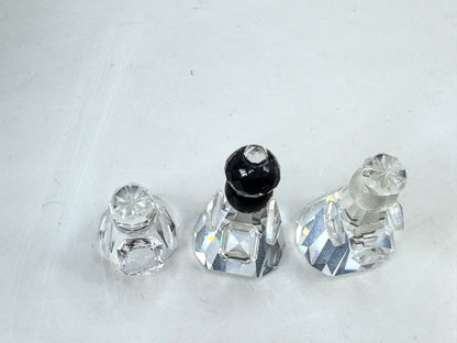 Vintage Swarovski three wise men nativity crystal figurines set 166165 rare S325