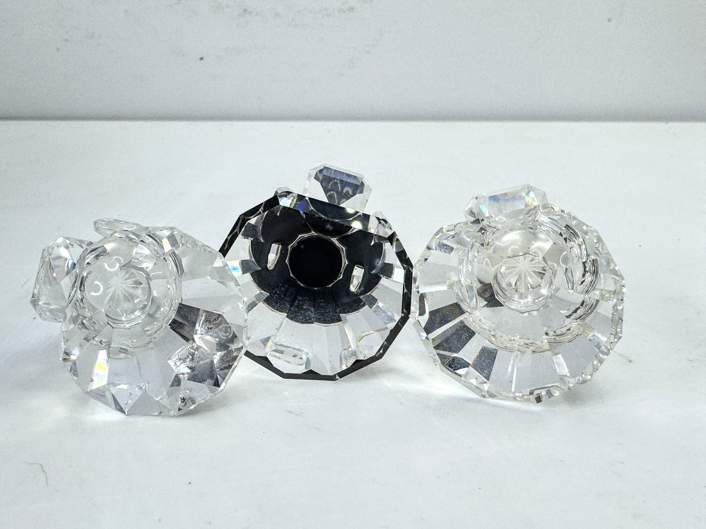 Vintage Swarovski three wise men nativity crystal figurines set 166165 rare S325