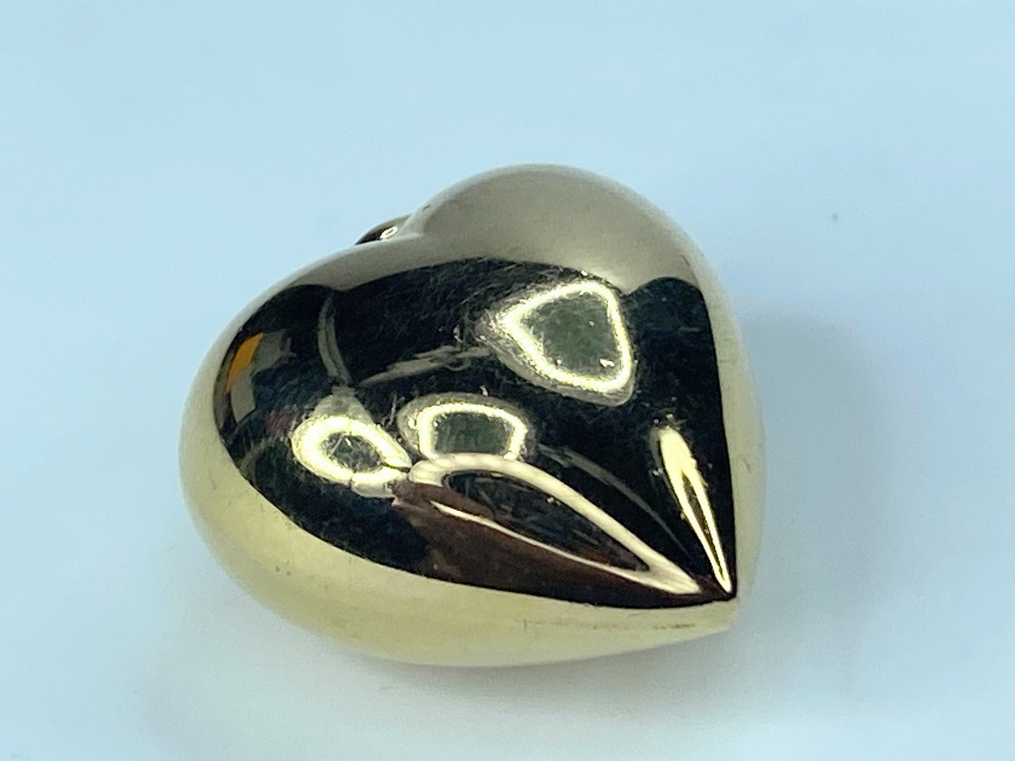 14k yellow gold Bauble Puffy heart JR8964