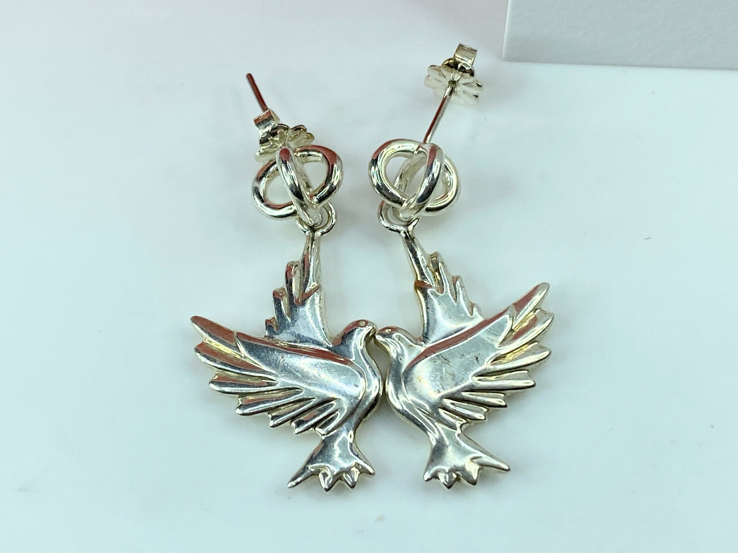 Tiffany & Co Paloma Picasso silver earrings, new worn, 11g JR666