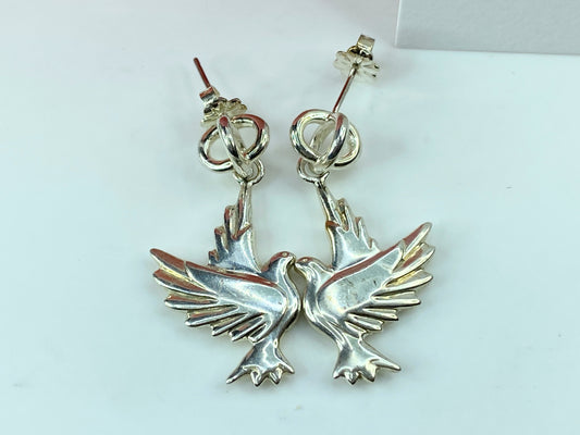 Tiffany & Co Paloma Picasso silver earrings, new worn, 11g JR666