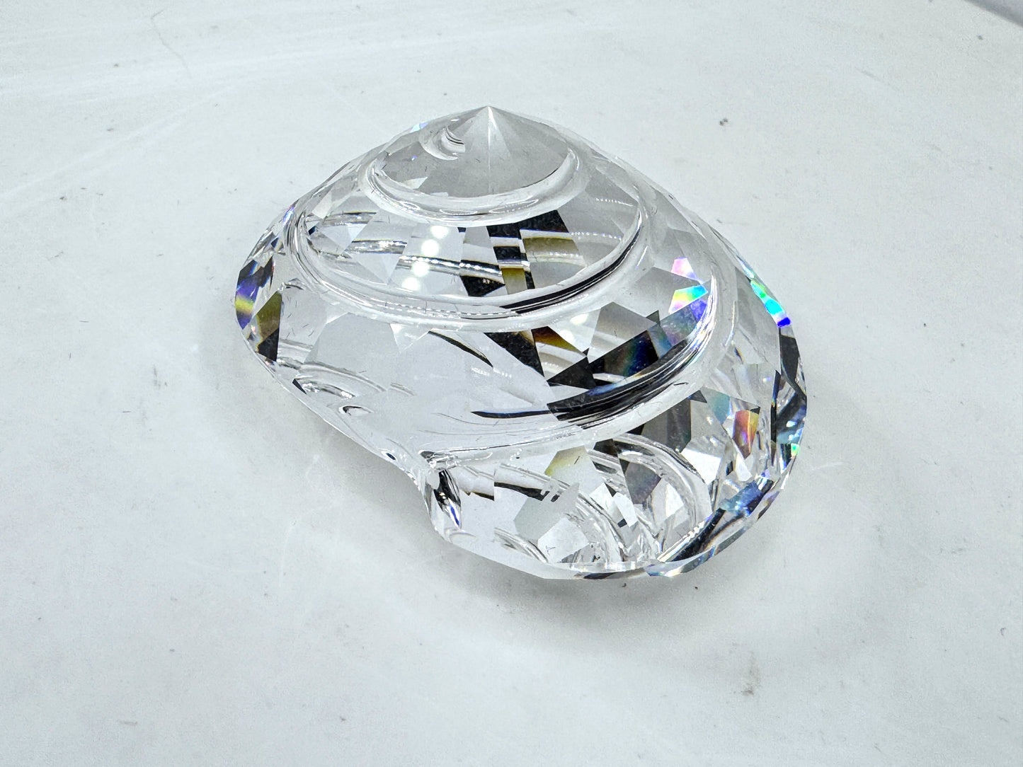 Vintage Swarovski Sea Life Top Shell Crystal Figurine 880693 in Box S328