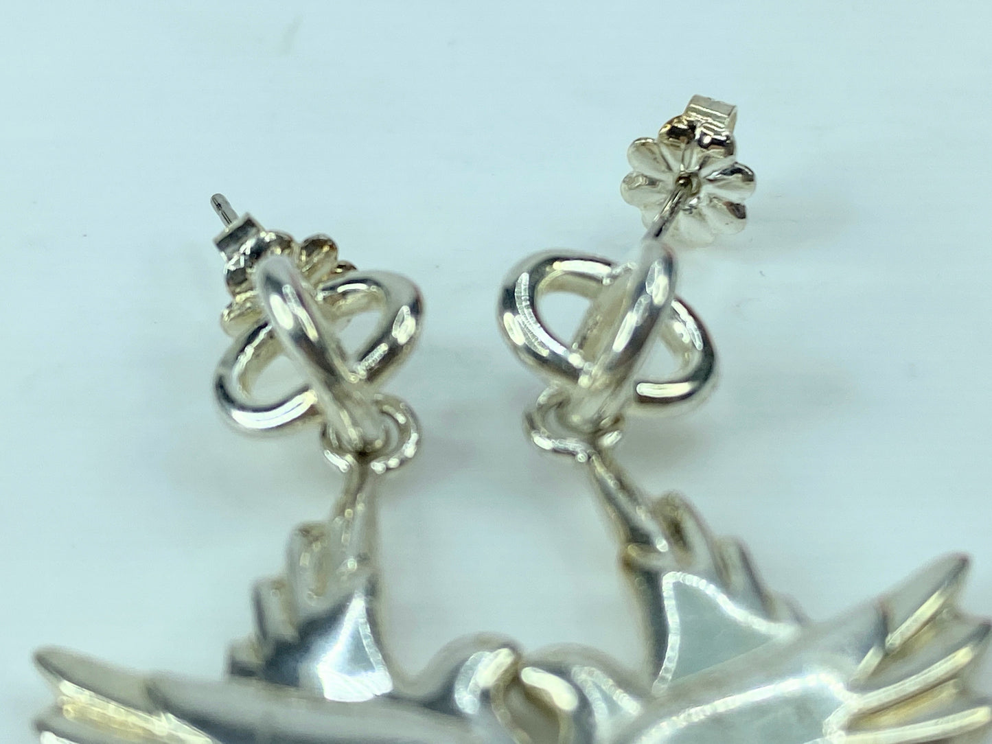 Tiffany & Co Paloma Picasso silver earrings, new worn, 11g JR666