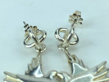 Tiffany & Co Paloma Picasso silver earrings, new worn, 11g JR666