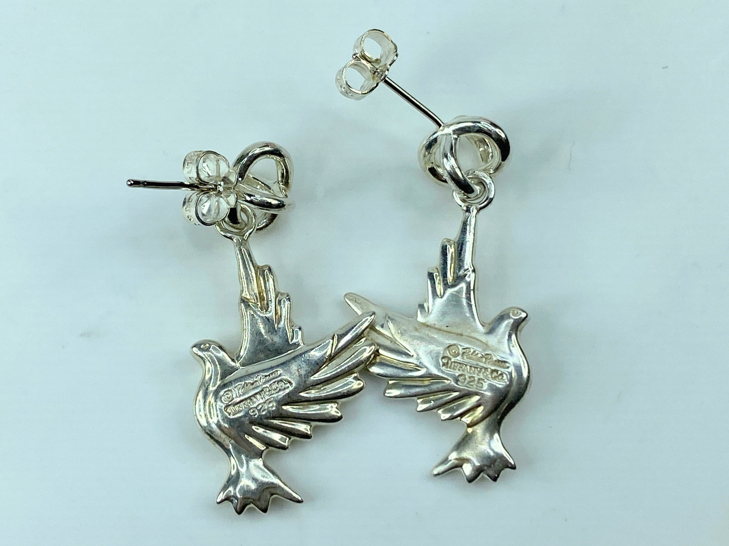 Tiffany & Co Paloma Picasso silver earrings, new worn, 11g JR666