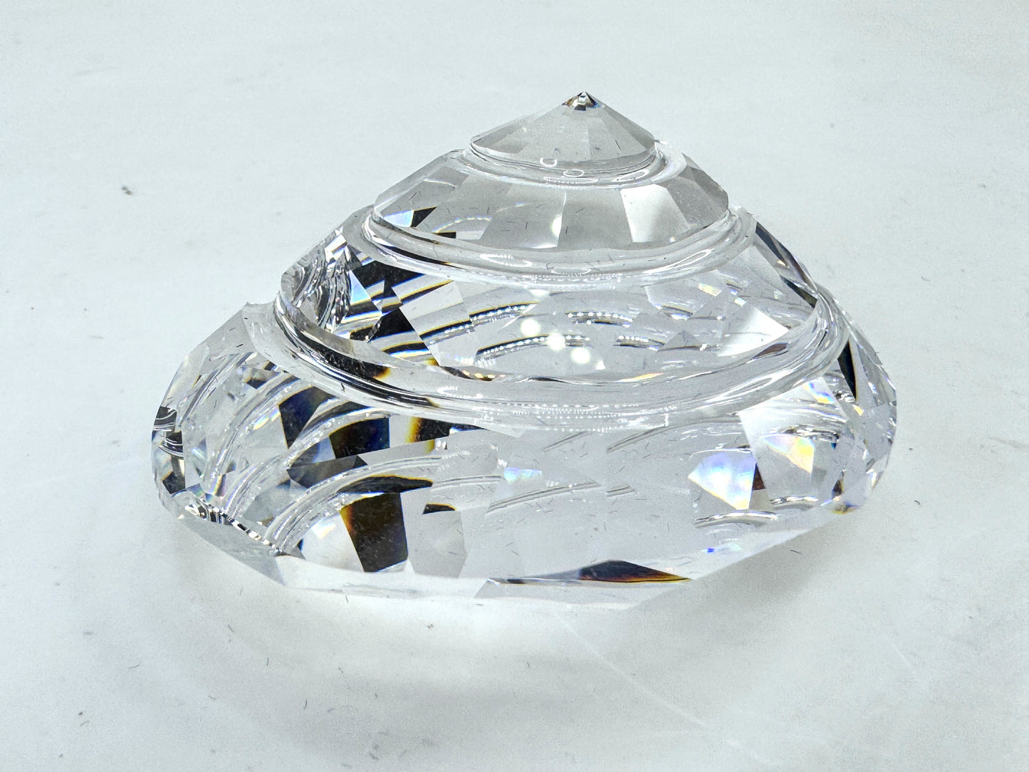 Vintage Swarovski Sea Life Top Shell Crystal Figurine 880693 in Box S328