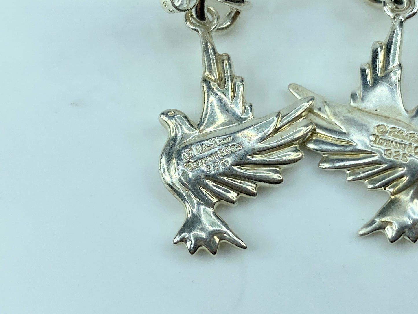 Tiffany & Co Paloma Picasso silver earrings, new worn, 11g JR666