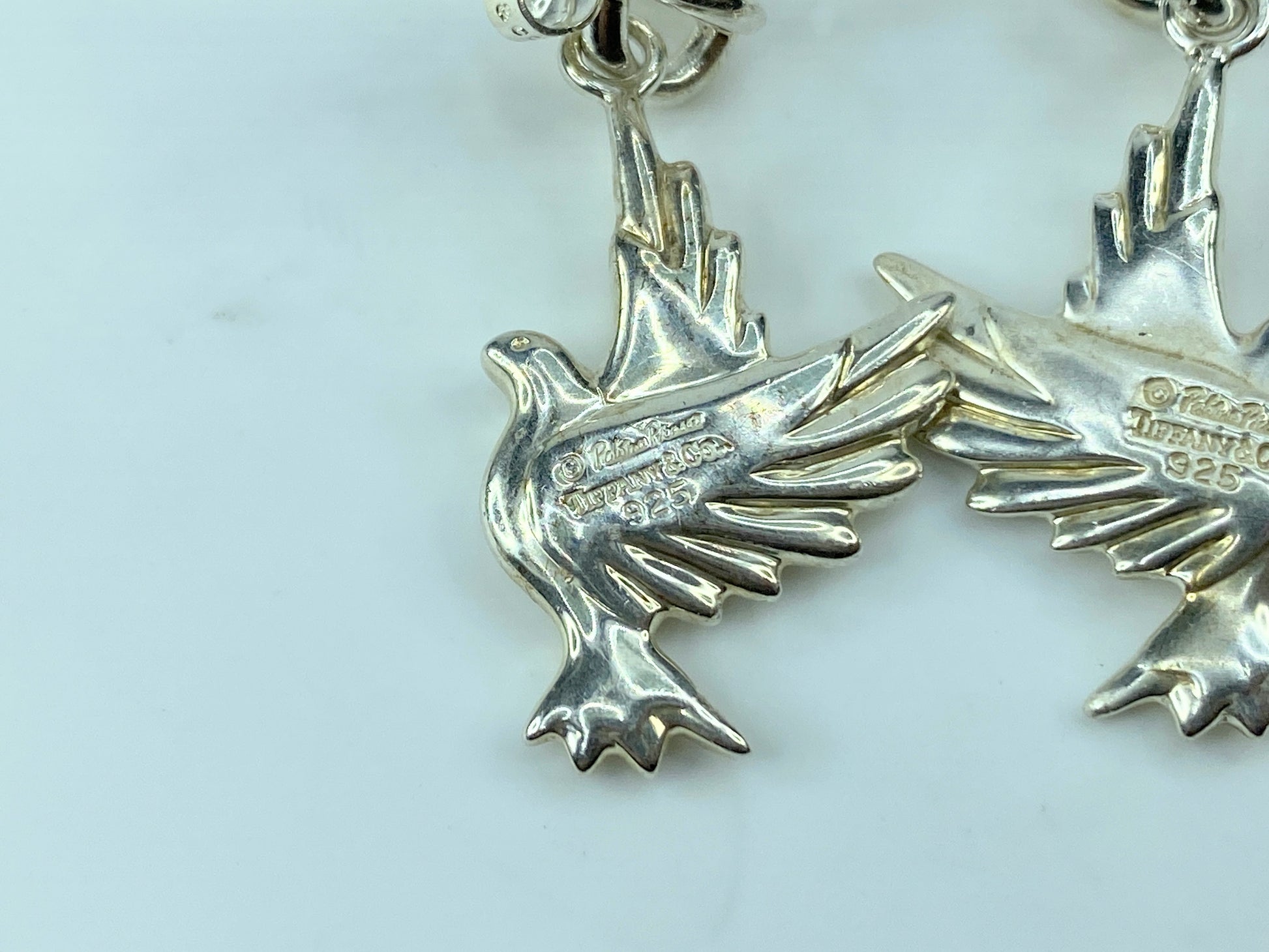 Tiffany & Co Paloma Picasso silver earrings, new worn, 11g JR666