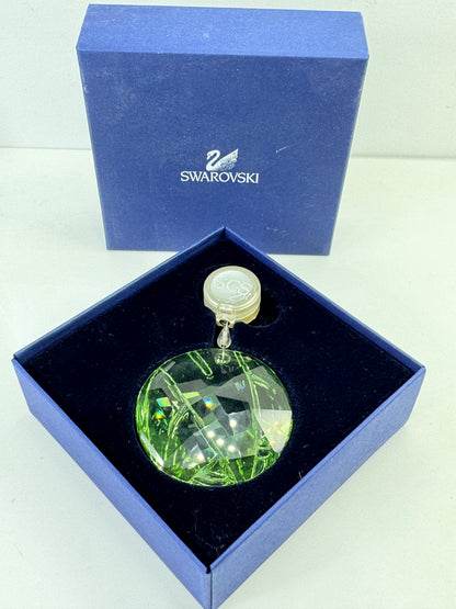 Vintage Swarovski SCS 2008 Bamboo Green Crystal Prism Suncatcher 905542 S329