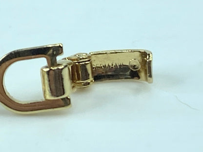 Christian Dior Chain Bracelet metal Gold Authentic GS469