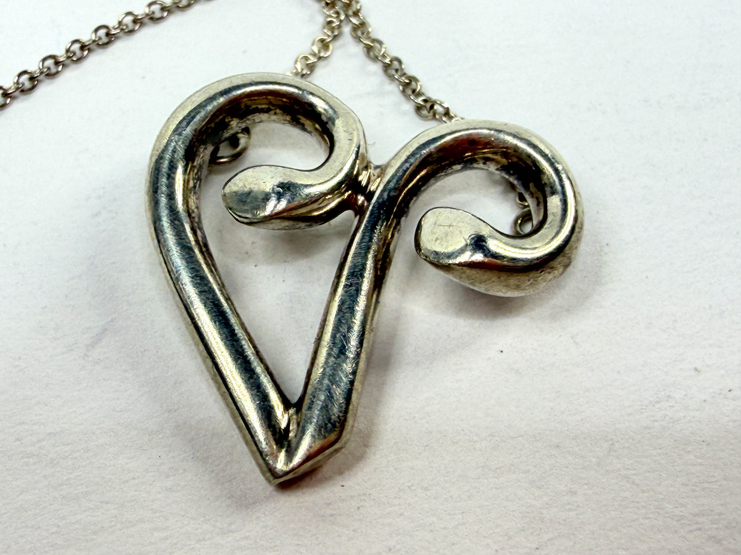 Tiffany & Co. Paloma Picasso Zodiac Aries Necklace Sterling Silver 925 JR1202
