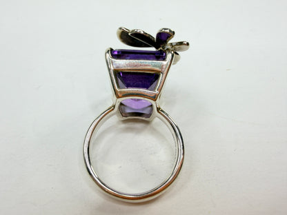 Tiffany & Co. Return To Tiffany® Love Bugs Amethyst Butterfly Ring s6 JR1209