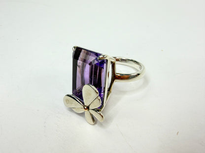 Tiffany & Co. Return To Tiffany® Love Bugs Amethyst Butterfly Ring s6 JR1209
