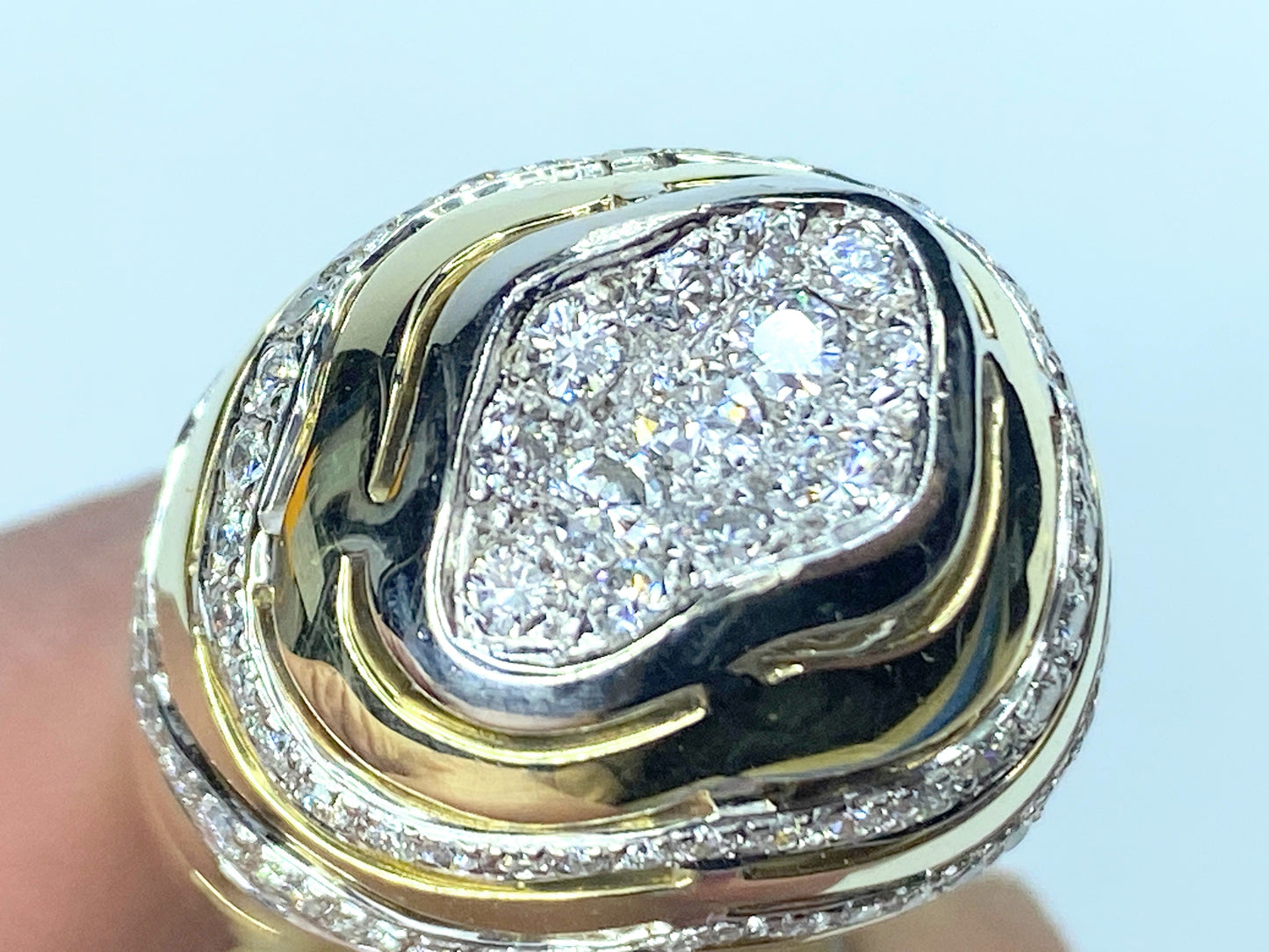 Jose Hess 2.0ct Diamond 14K yellow gold ring JR9877