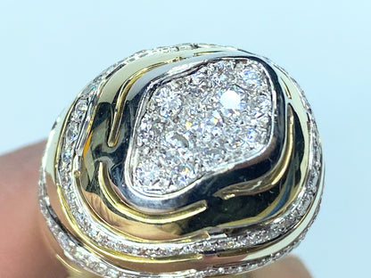 Jose Hess 2.0ct Diamond 14K yellow gold ring JR9877