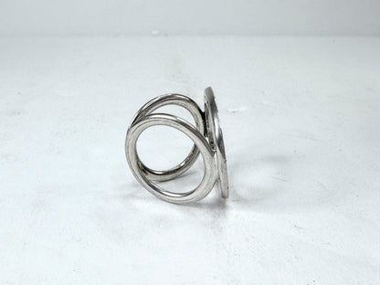 Vintage Bvlgari Sterling Silver Scarf Link authentic with box GS869