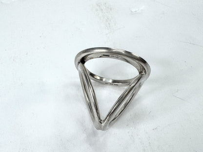 Vintage Bvlgari Sterling Silver Scarf Link authentic with box GS869