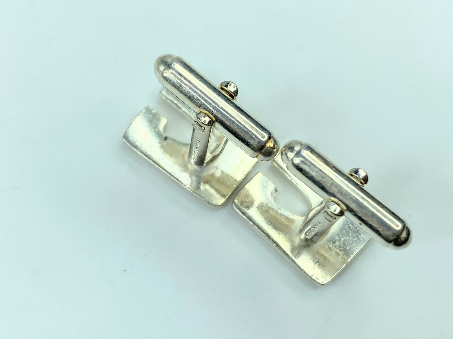 Gucci Estate Mens Cufflinks Sterling Silver G37 JR653