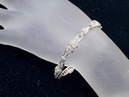 Tiffany & Co. Platinum Diamond bracelet 23.5g 7.0" JR8917