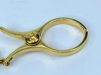 Hermes Filloux Gold Plated Glove Holder for Women 3cm x 6cm box GS479