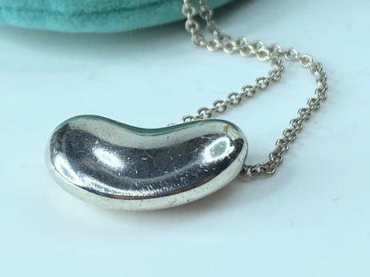 Tiffany & Co. Elsa Peretti 20mm Large Bean Necklace in Sterling Silver JR696
