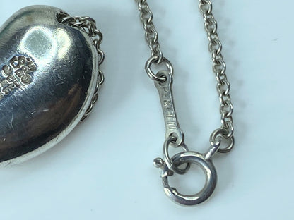 Tiffany & Co. Elsa Peretti 20mm Large Bean Necklace in Sterling Silver JR696