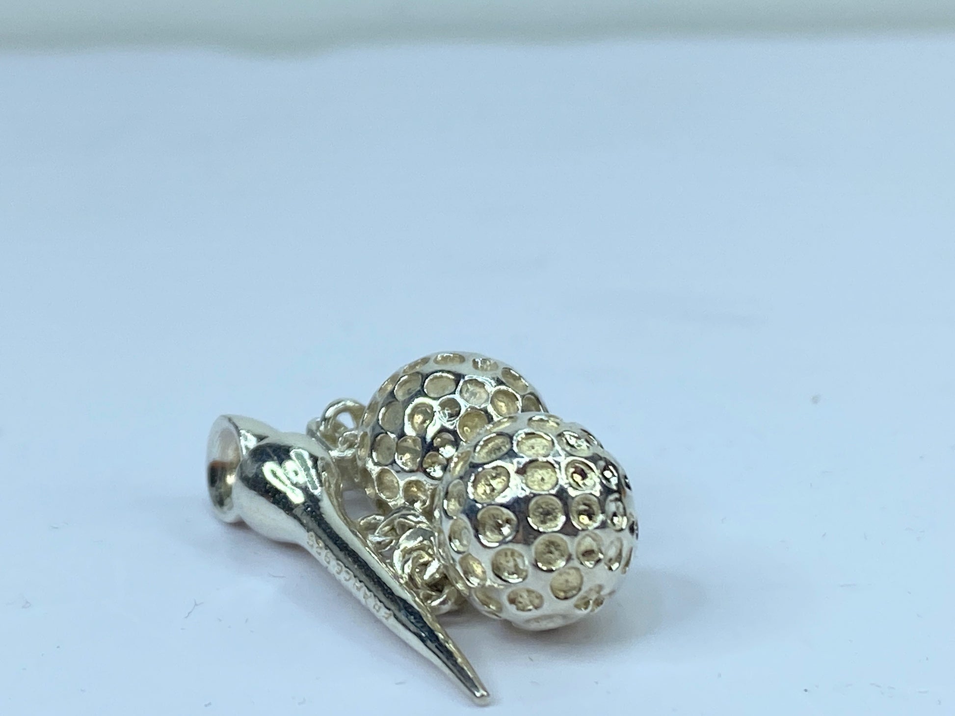 Tiffany & Co Estate Golf Ball Cufflinks Sterling Silver 15.8g JR655