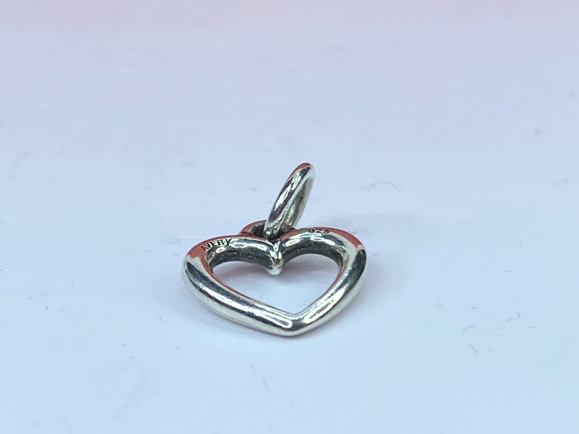 James Avery Vintage Sterling Silver Sweetheart Charm with box JR657