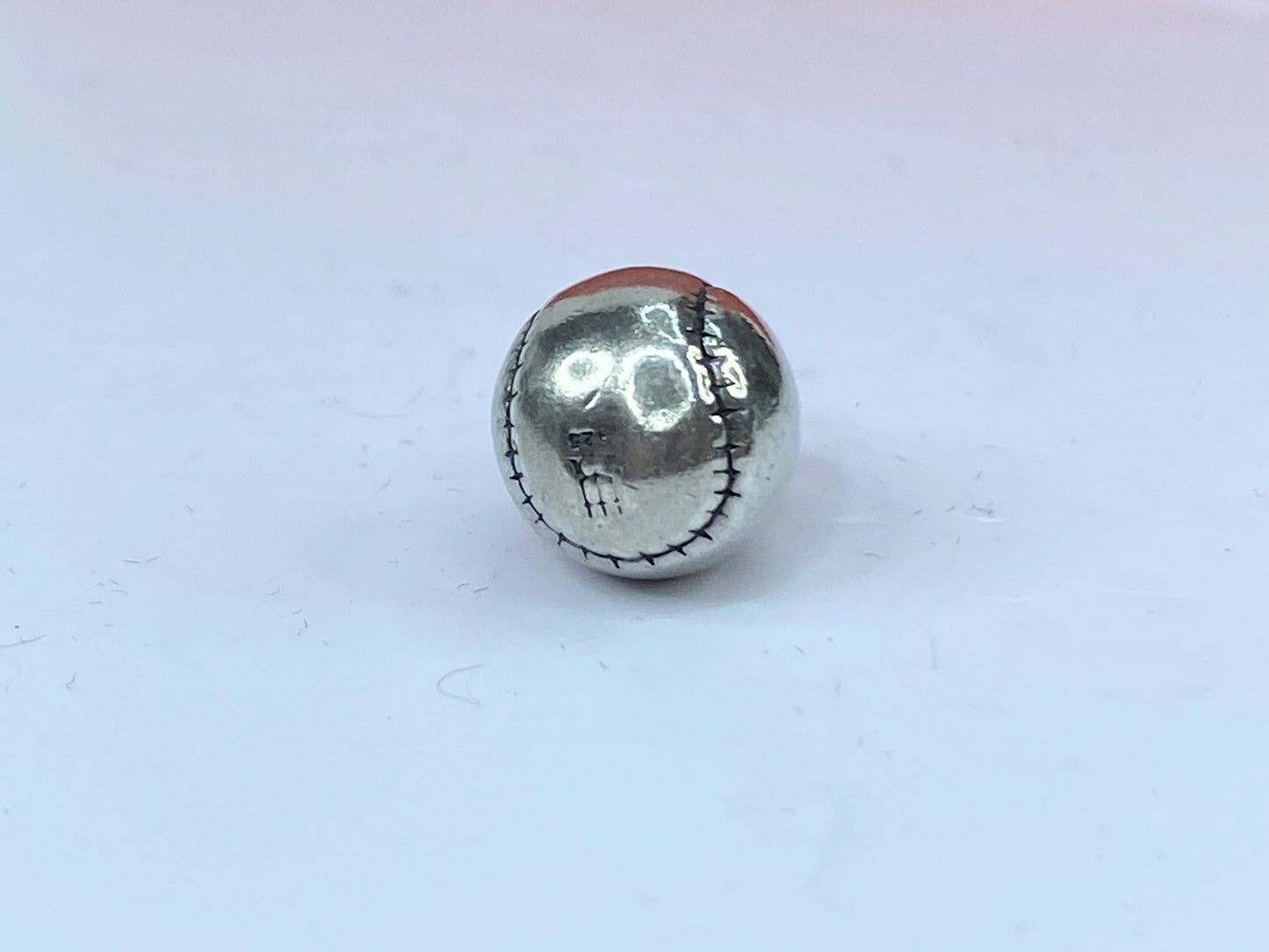 James Avery Retired Vintage 3D Sterling Silver Baseball Charm Pendant Rare JR658