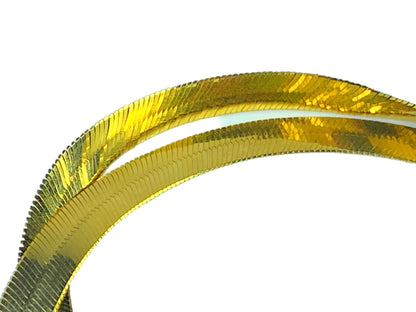 Italian 14K yellow gold 8.0mm Herringbone link