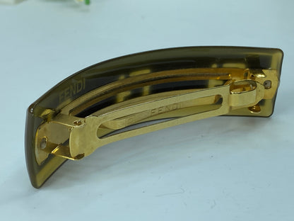 Authentic Ladies Designer Fendi 15 Hair Clip barrette excellent condition GS211