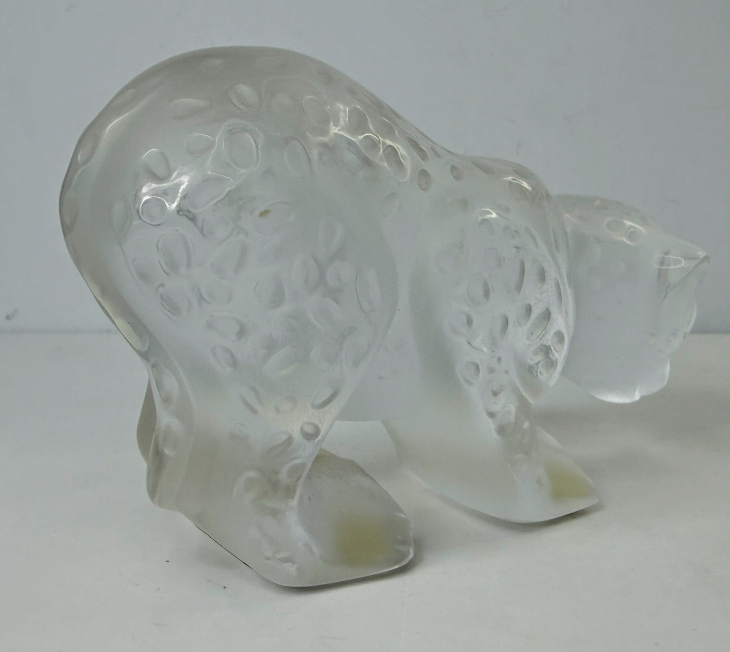 Vintage Lalique Tambwee Lion Cubs Crystal Figurine Signed Box COA France A1157