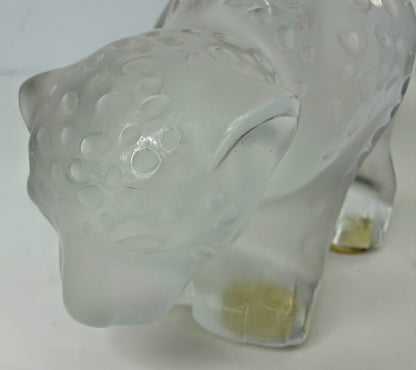 Vintage Lalique Tambwee Lion Cubs Crystal Figurine Signed Box COA France A1157