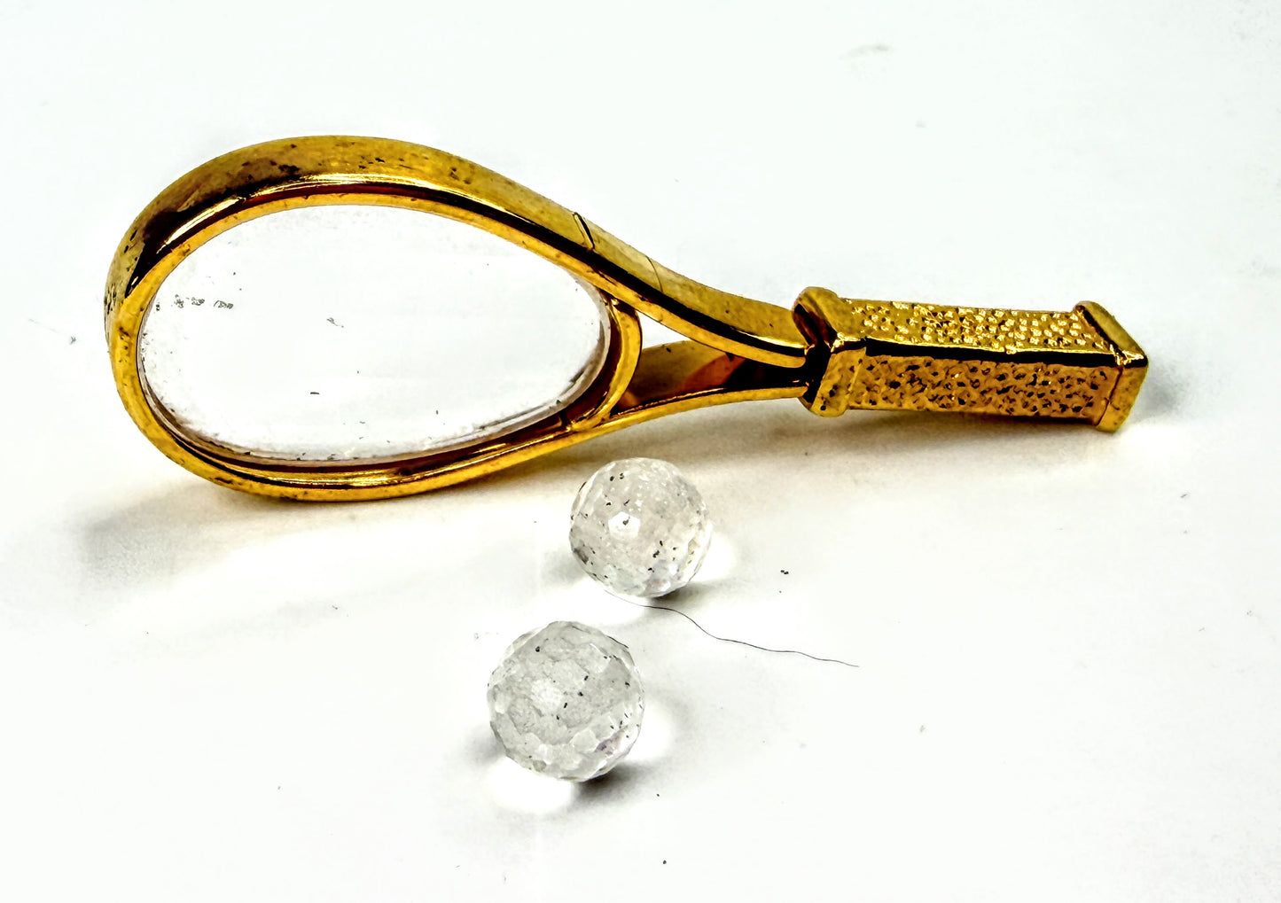 Vintage Swarovski Crystal Memories Retired Tennis Racquet Ball Set Boxed S296