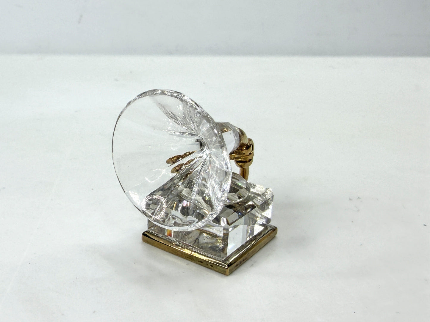 Vintage Swarovski Crystal Memories Gramophone Retired with Original Box Set S297