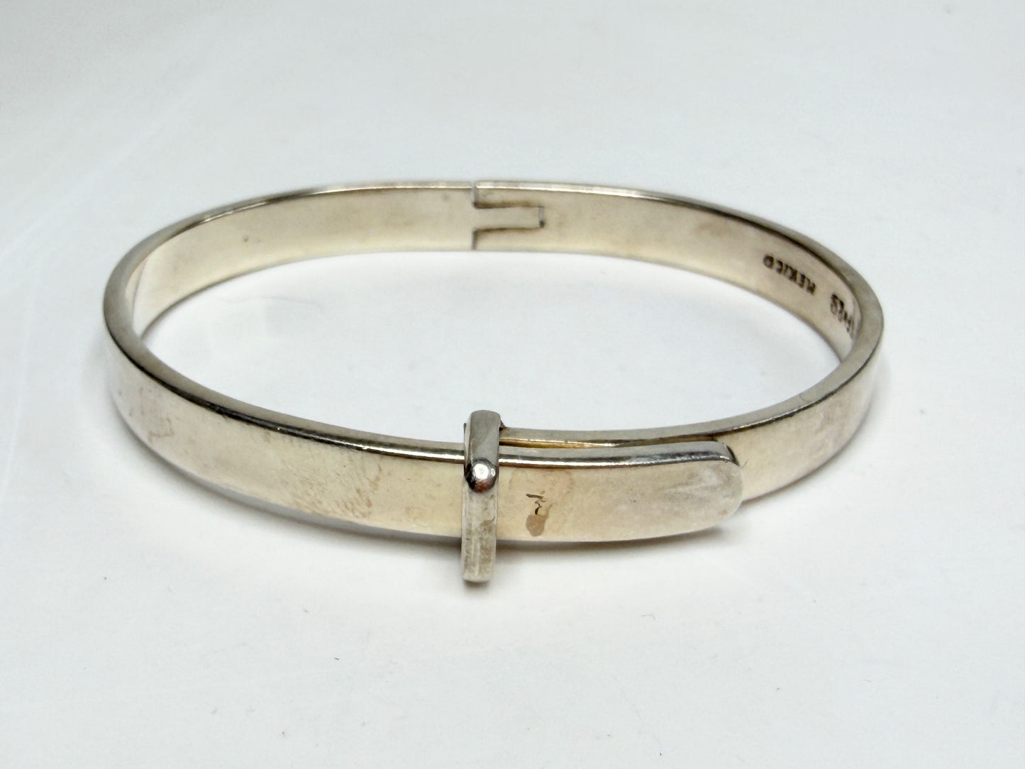 Vintage European Sterling Silver Herringbone Necklace 16.75 Inch 23.7g JR1273