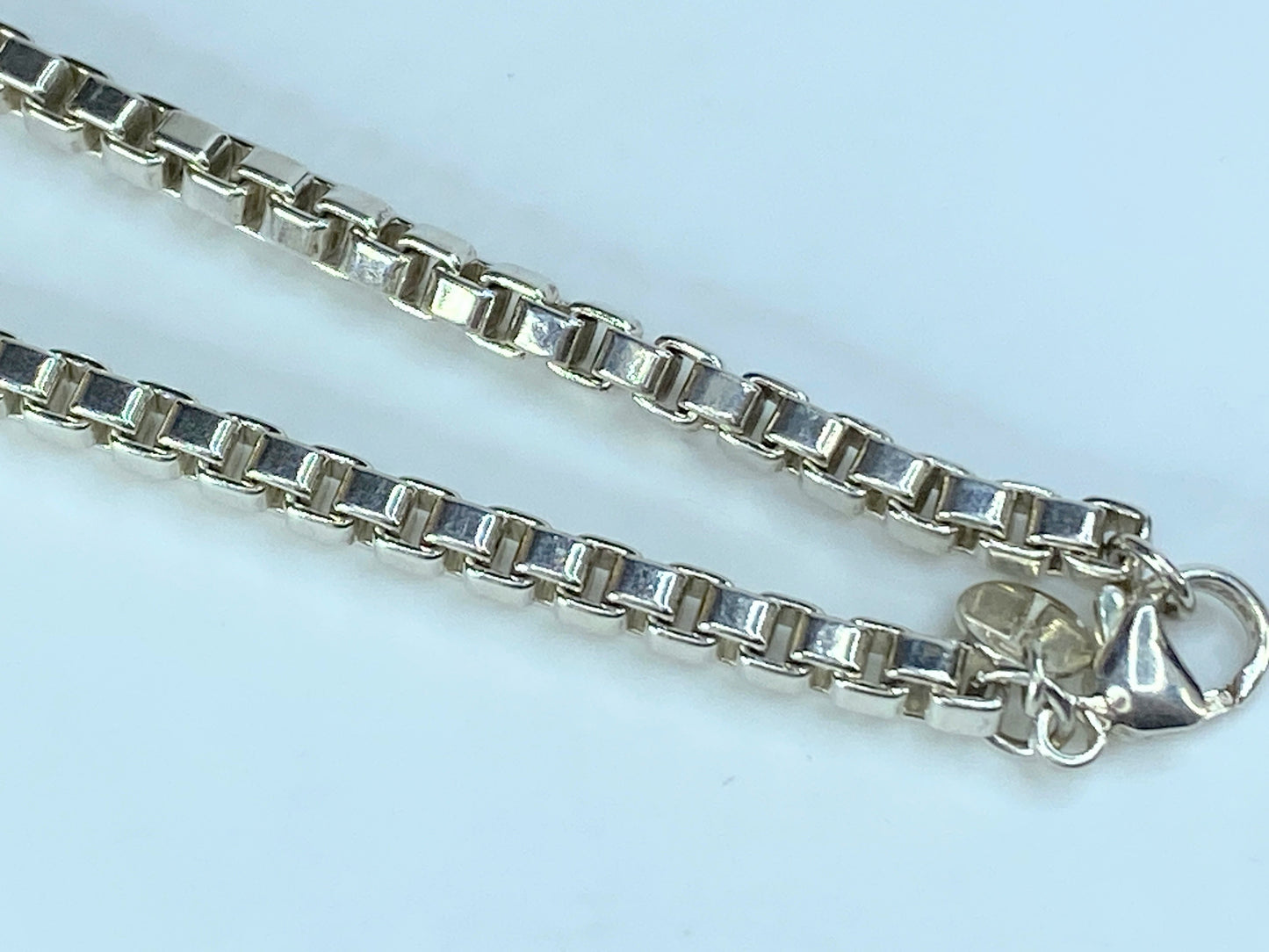 Tiffany & Co. 925 Sterling Silver Venetian Link Bracelet 7.5" JR9003