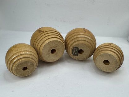 Vintage Miyashita Hajime Osanago Sosaku Kokeshi Dolls Set of 4 Japan A1196