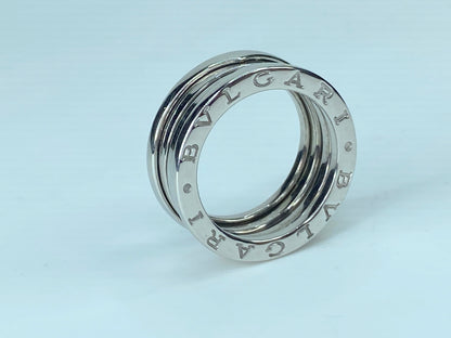 Bvlgari B.Zero 1 Two Band 18k White Gold Ring 52 6 JR9529