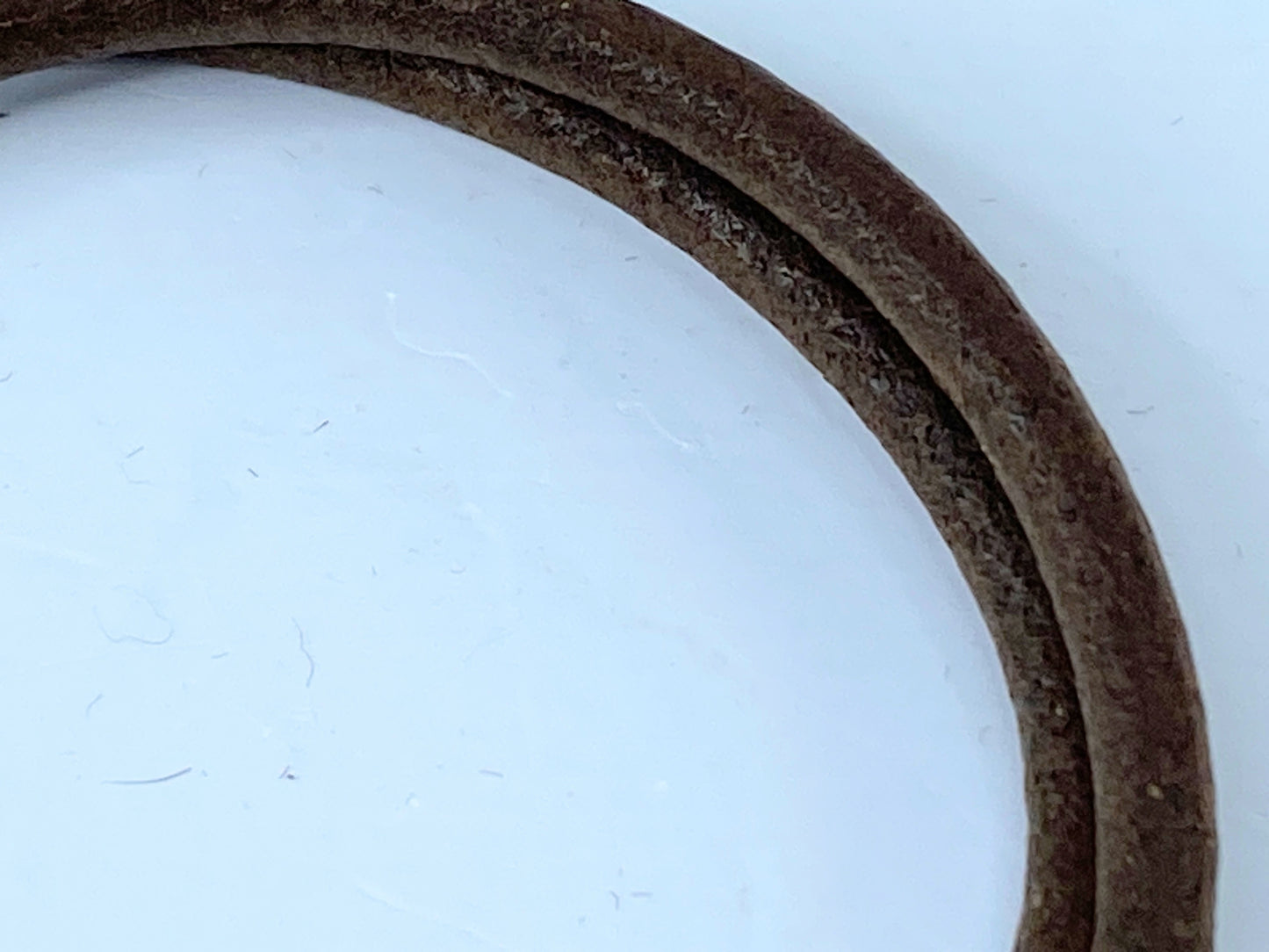 Hermès Jumbo Hook Double Tour Bracelet or necklace Leather 14.5" GS497