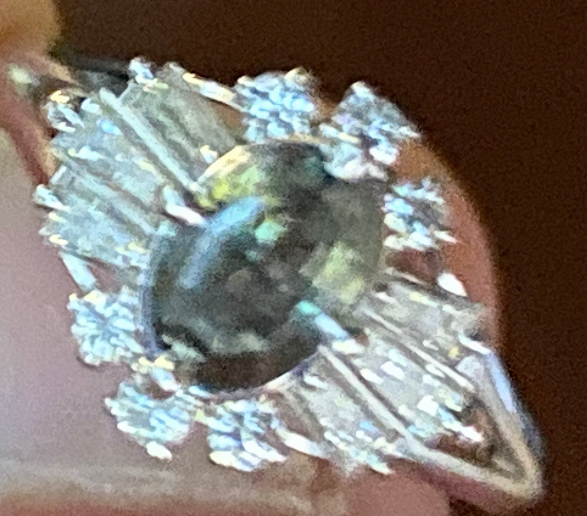 Certified Platinum 0.85ct Alexandrite 0.54ct F/VS1 Diamond statement ring JR672