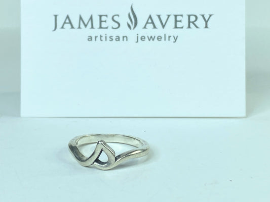 James Avery Sterling Silver Script Initial 's' Ring s6 2.3g JR636
