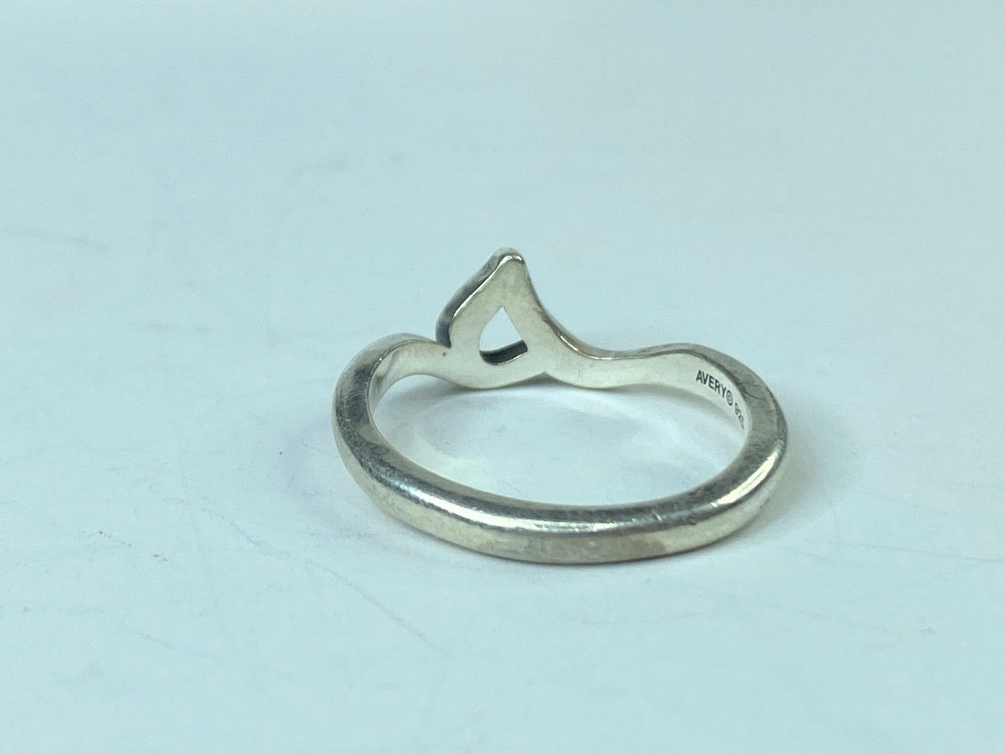 James Avery Sterling Silver Script Initial 's' Ring s6 2.3g JR636