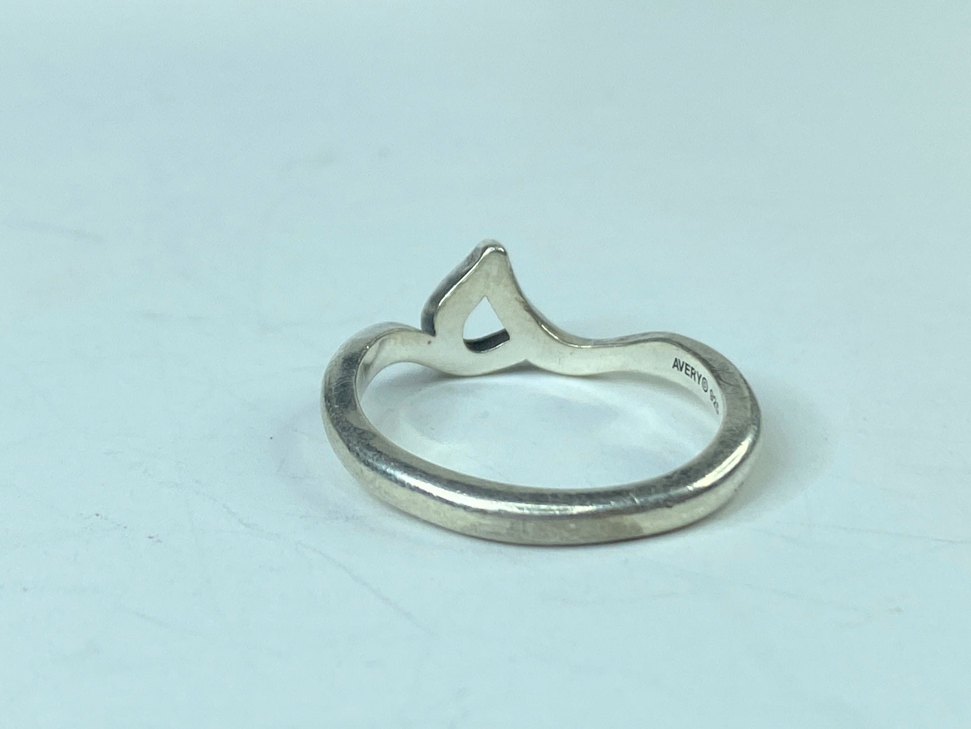 James Avery Sterling Silver Script Initial 's' Ring s6 2.3g JR636