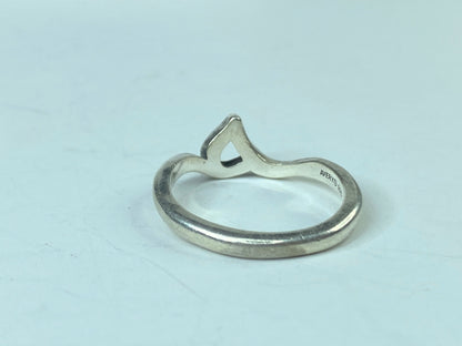 James Avery Sterling Silver Script Initial 's' Ring s6 2.3g JR636