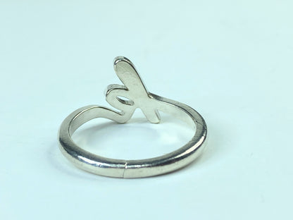 James Avery Sterling Silver Script Initial 'k' size 7.75 3.0g JR639
