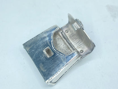 Tiffany & Co. Sterling Silver Pill Box, Classic men's bag Design SS129