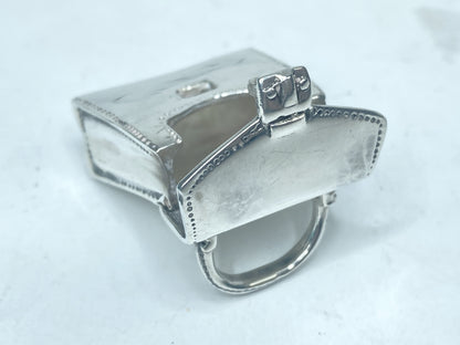 Tiffany & Co. Sterling Silver Pill Box, Classic men's bag Design SS129