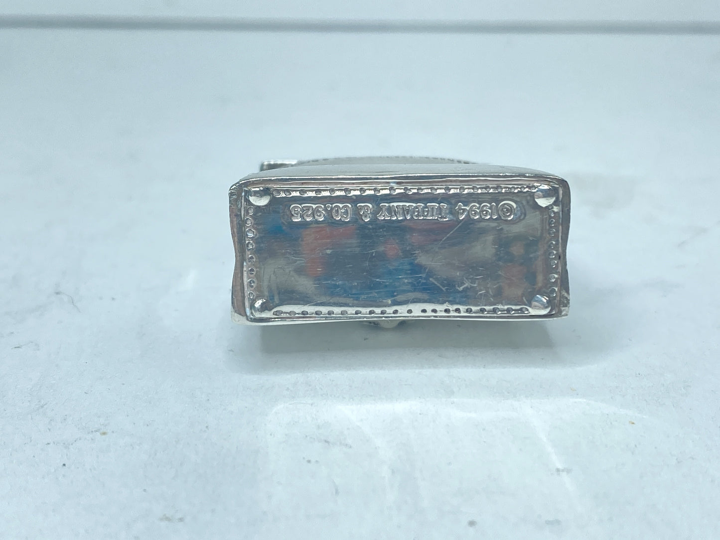 Tiffany & Co. Sterling Silver Pill Box, Classic men's bag Design SS129